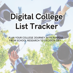 Digital College List Tracker
